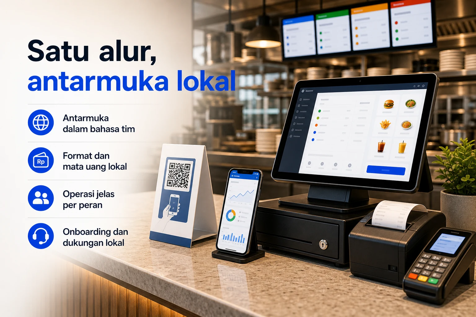 One workflow. Local interface.