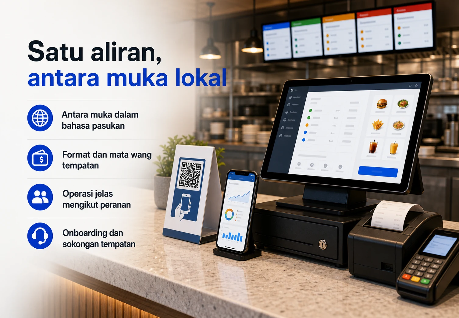 One workflow. Local interface.
