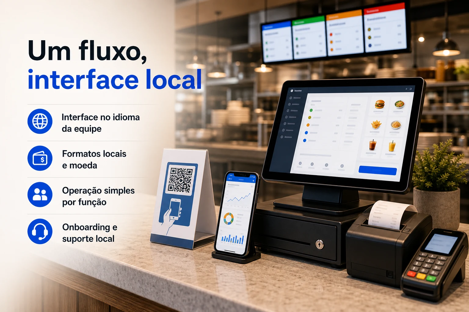 One workflow. Local interface.