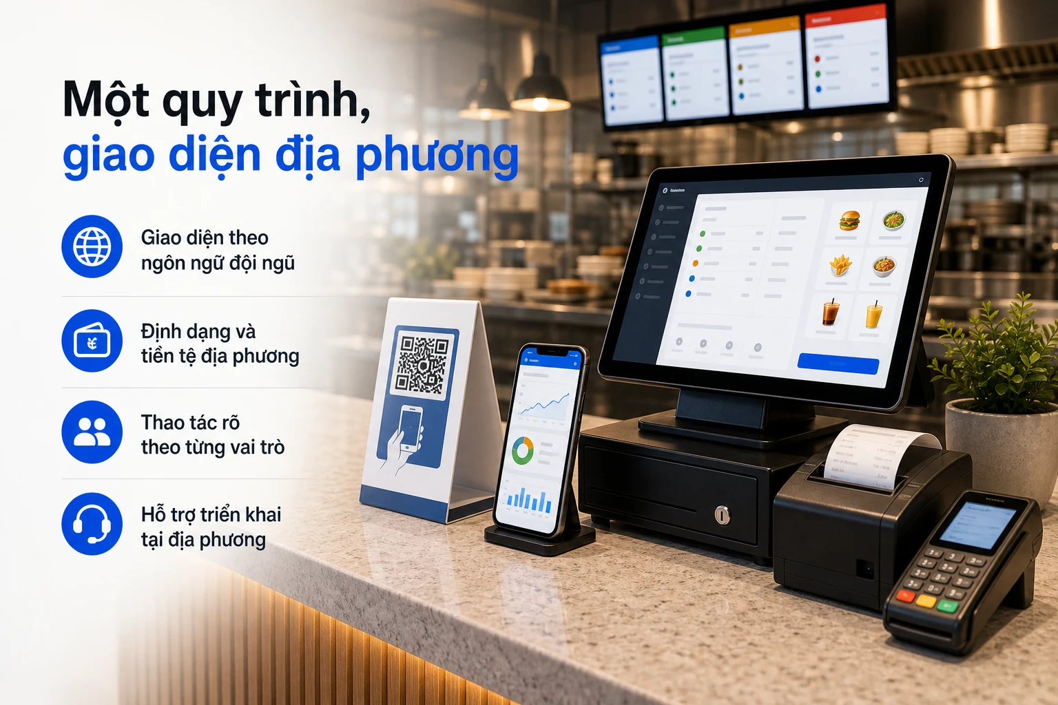 One workflow. Local interface.