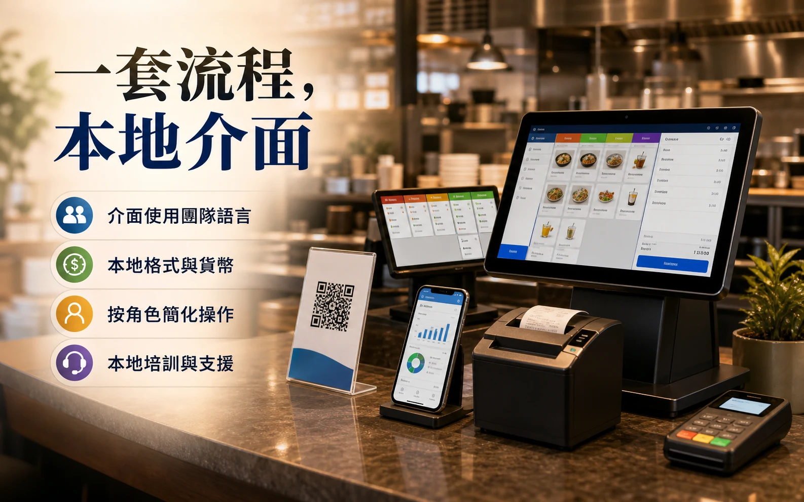 一套流程,本地界面。